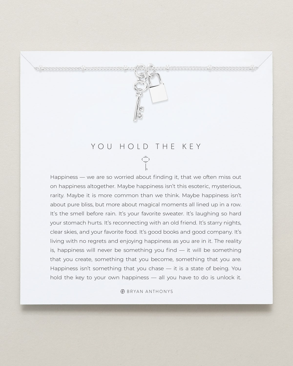 You Hold The Key Necklace