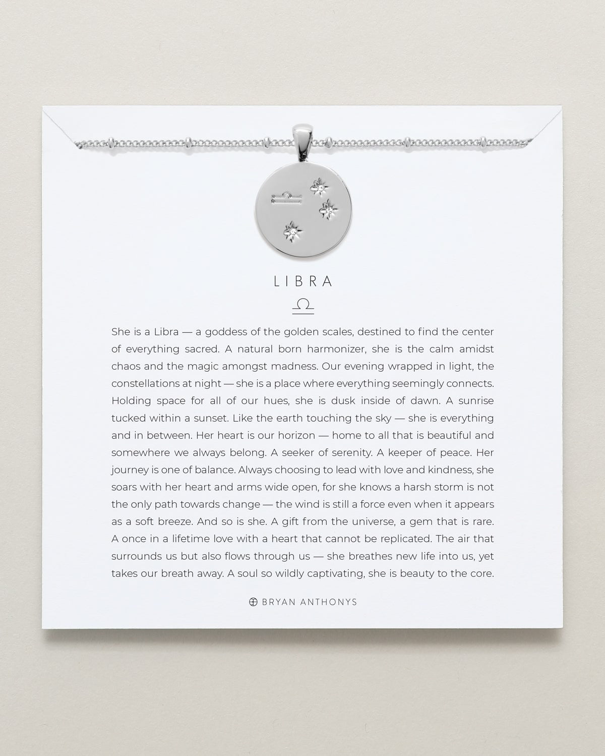 Libra — Zodiac Necklace