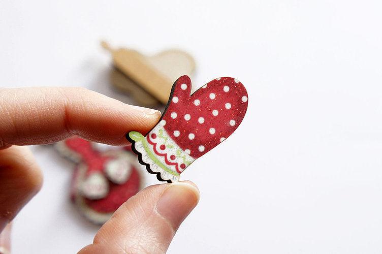 Baking Pastries Brooches Set of 3 by Laliblue by Quirks! at Shirley Shoppe