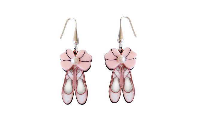 Ballet Shoes Earrings by Laliblue by Quirks! at Shirley Shoppe