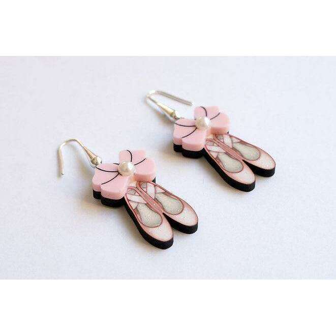 Ballet Shoes Earrings by Laliblue