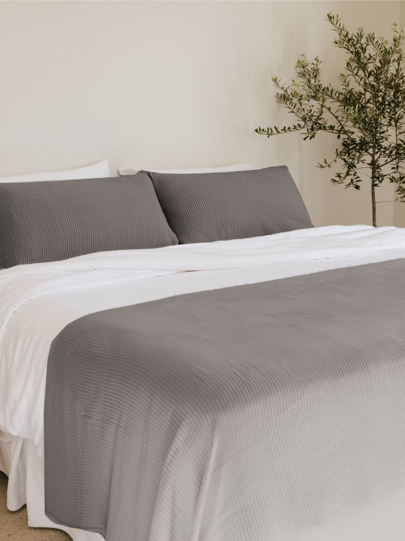 Bamboo Coverlet - Last Chance by Cozy Earth at Shirley Shoppe