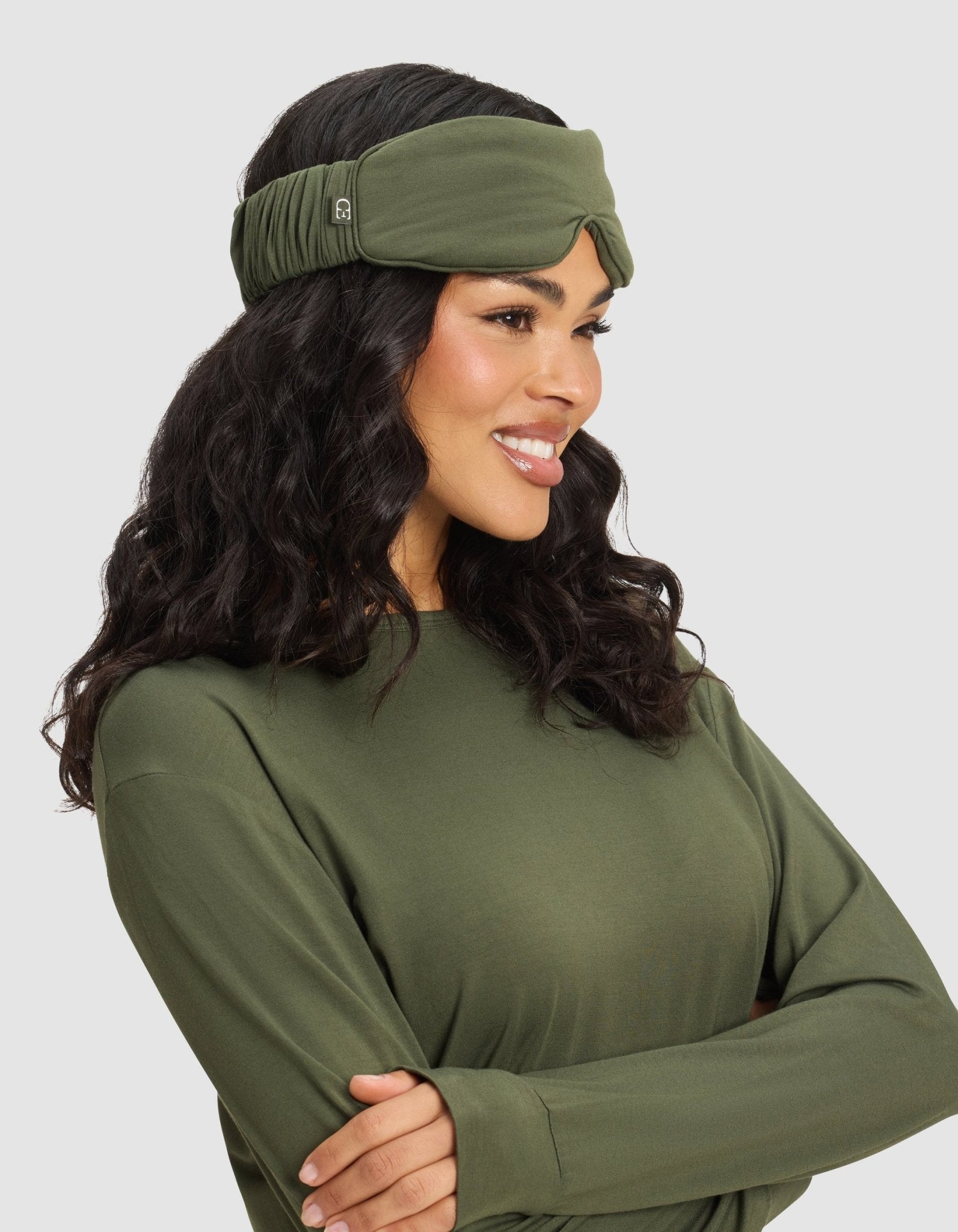 Bamboo Stretch - Knit Sleep Mask by Cozy Earth at Shirley Shoppe