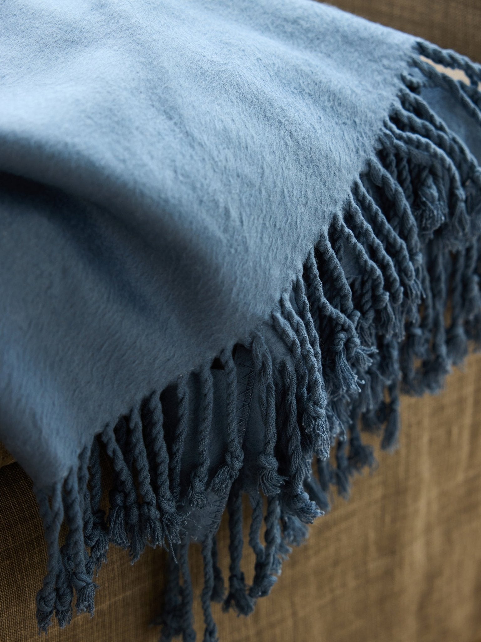 Bamboo Tassel Throw by Cozy Earth at Shirley Shoppe