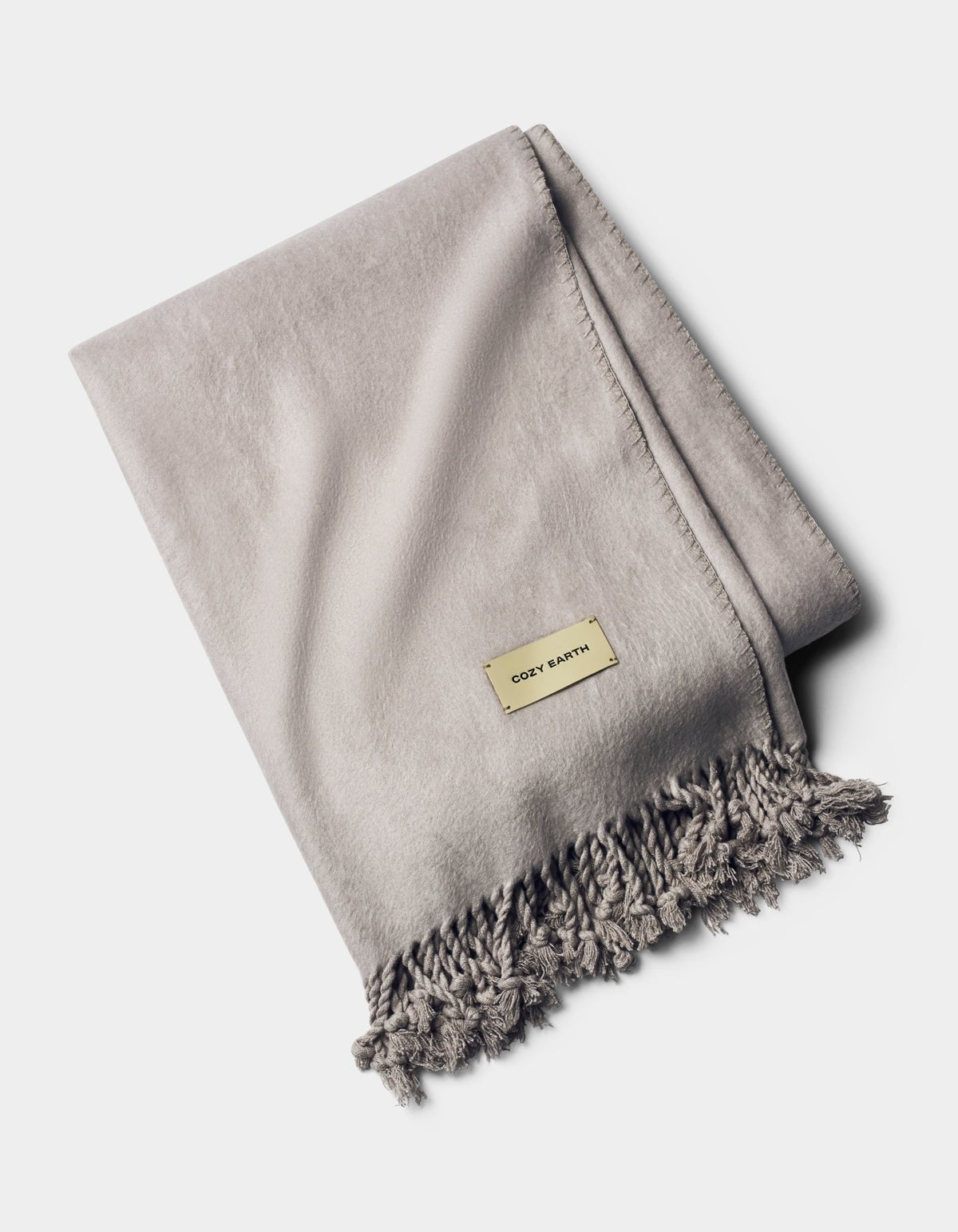 Bamboo Tassel Throw by Cozy Earth at Shirley Shoppe