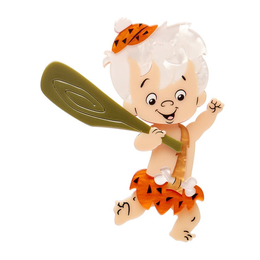Bamm - Bamm Rubble Brooch by Erstwilder by Quirks! at Shirley Shoppe