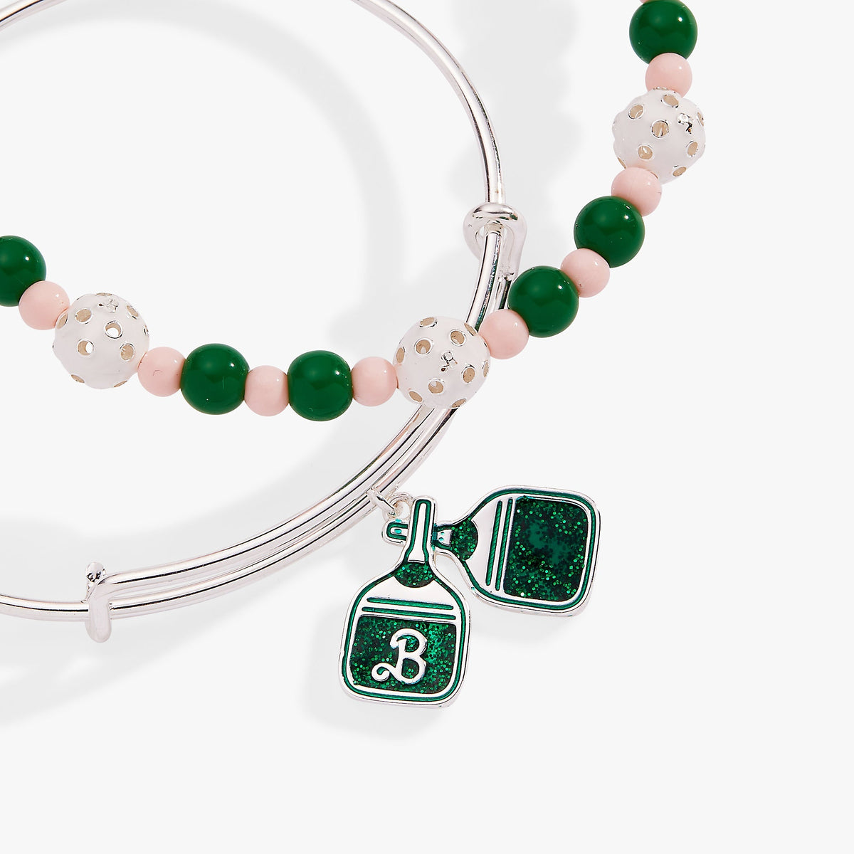 Barbie™ Pickleball Bangle, Set of 2 by ALEX AND ANI at Shirley Shoppe