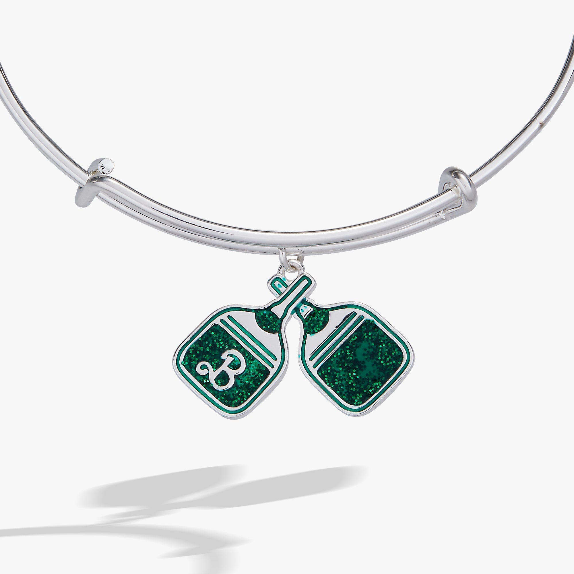 Barbie™ Pickleball Charm Bangle by ALEX AND ANI at Shirley Shoppe