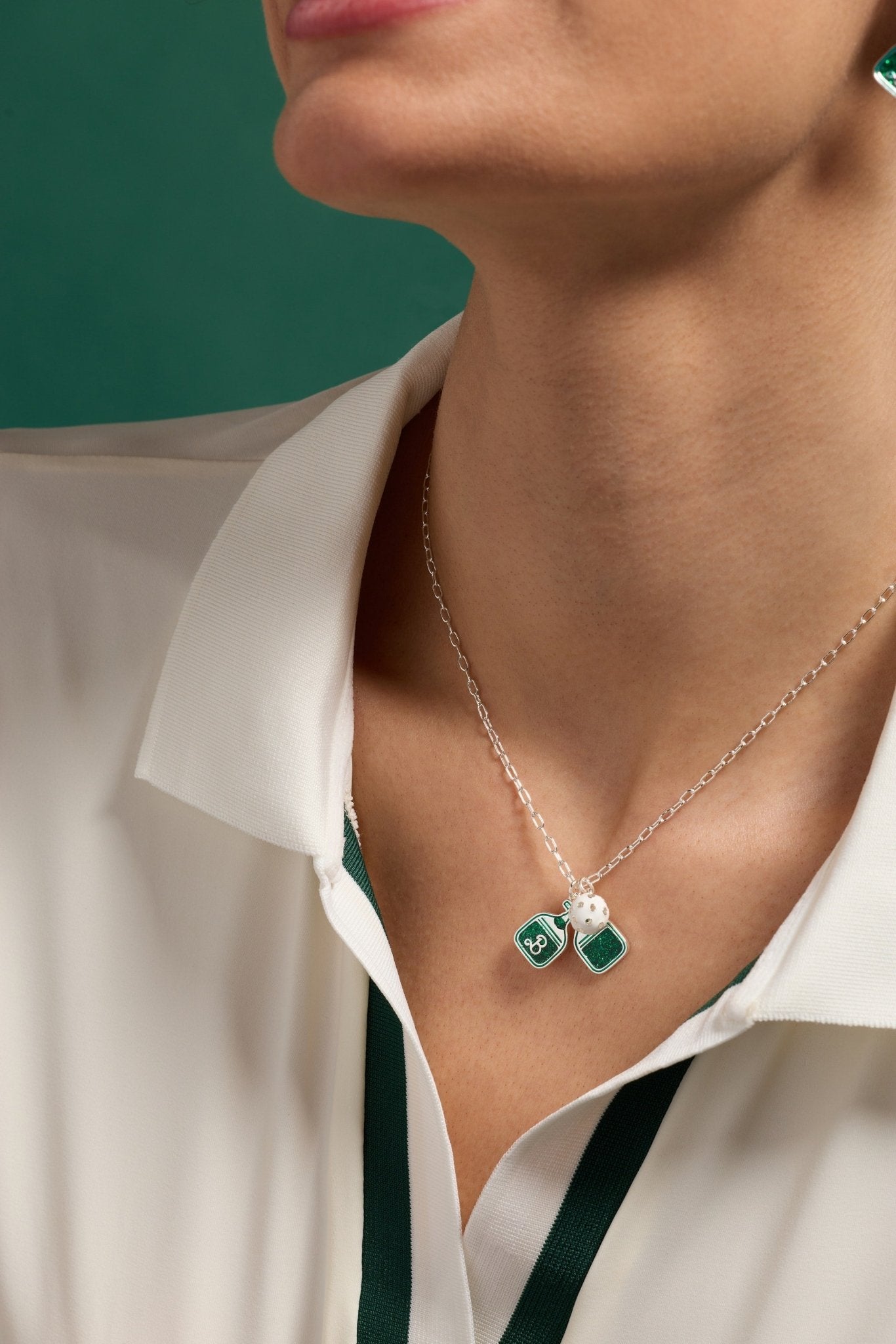 Barbie™ Pickleball Charm Pendant by ALEX AND ANI at Shirley Shoppe