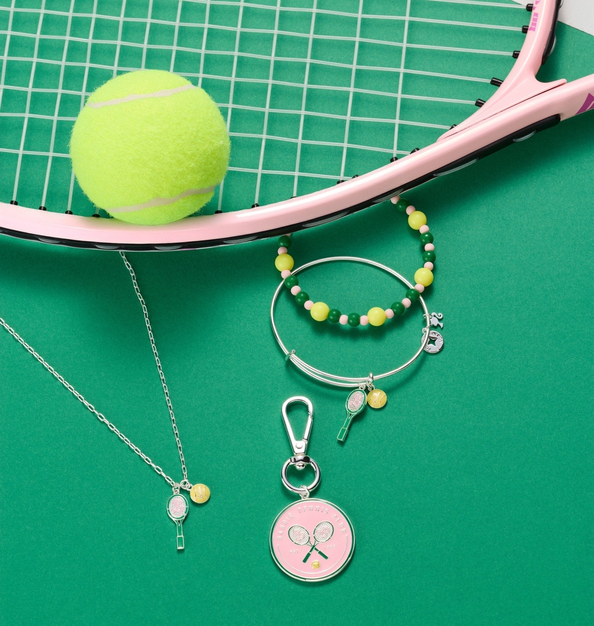 Barbie™ Tennis Charm Pendant by ALEX AND ANI at Shirley Shoppe