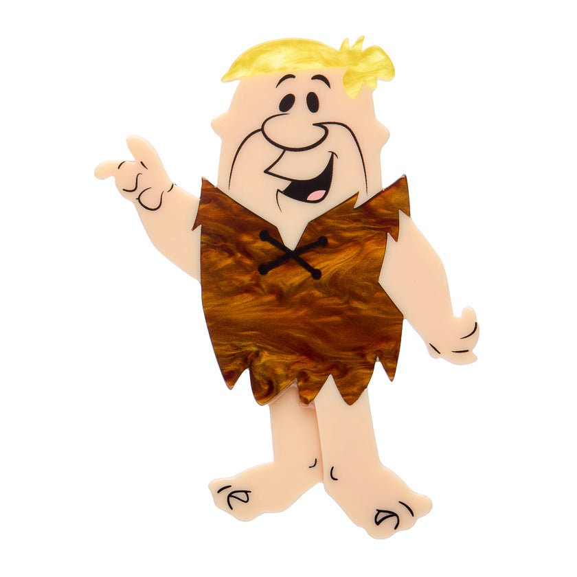 Barney Rubble Brooch by Erstwilder by Quirks! at Shirley Shoppe