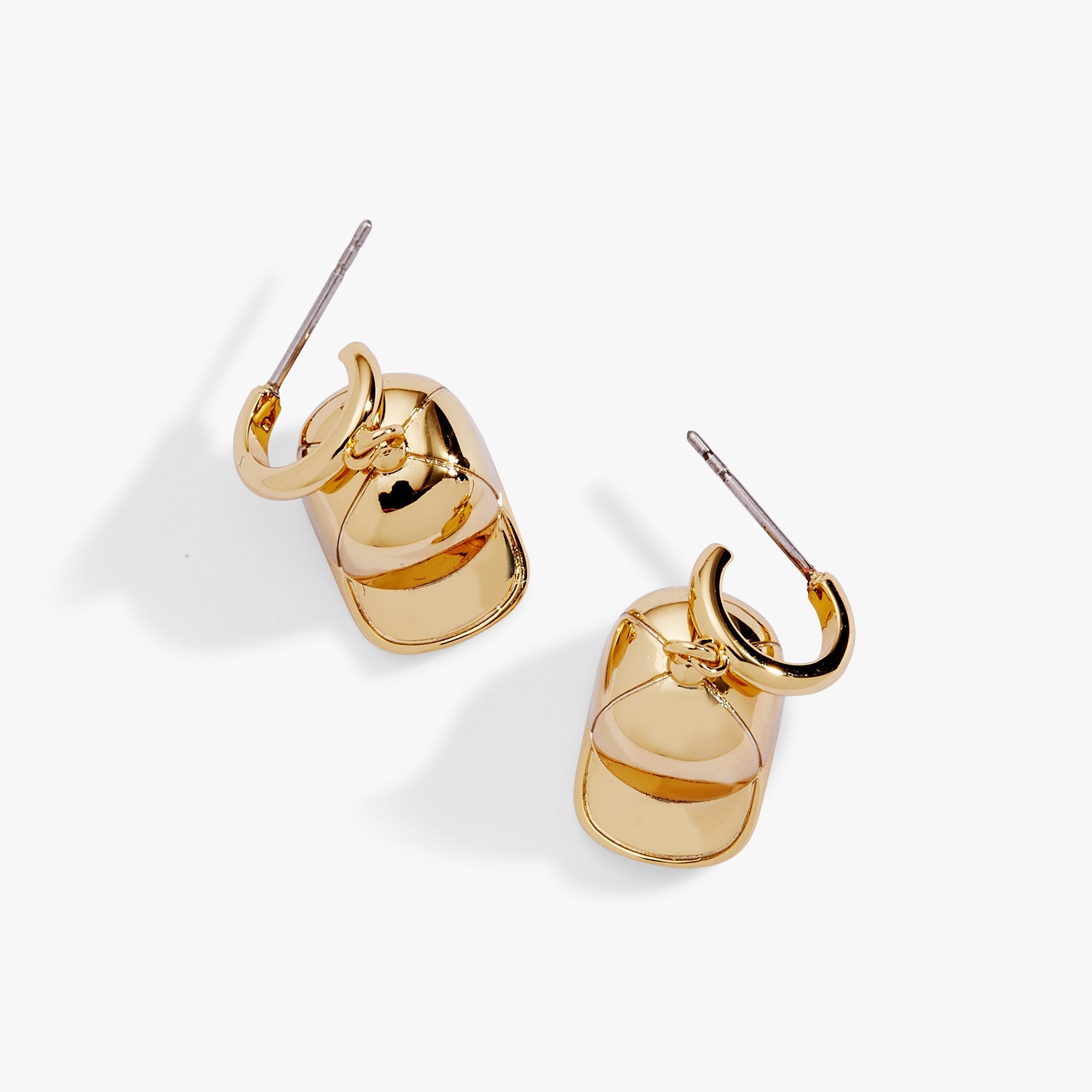 Baseball Cap Huggie Drop Earrings by ALEX AND ANI at Shirley Shoppe