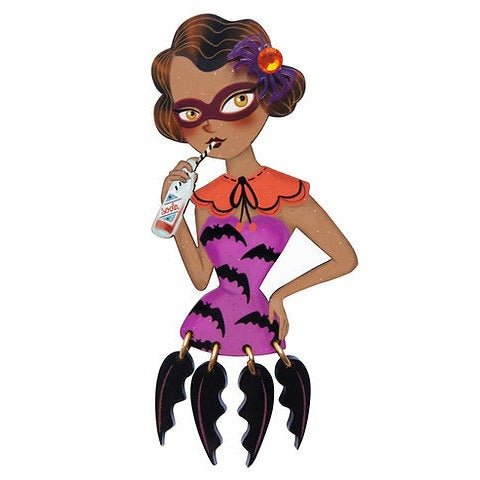 Bat Girl Brooch by Laliblue by Quirks! at Shirley Shoppe