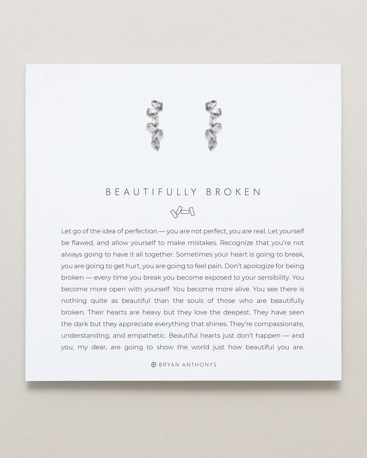 Beautifully Broken Hoop Earrings by Bryan Anthonys at Shirley Shoppe