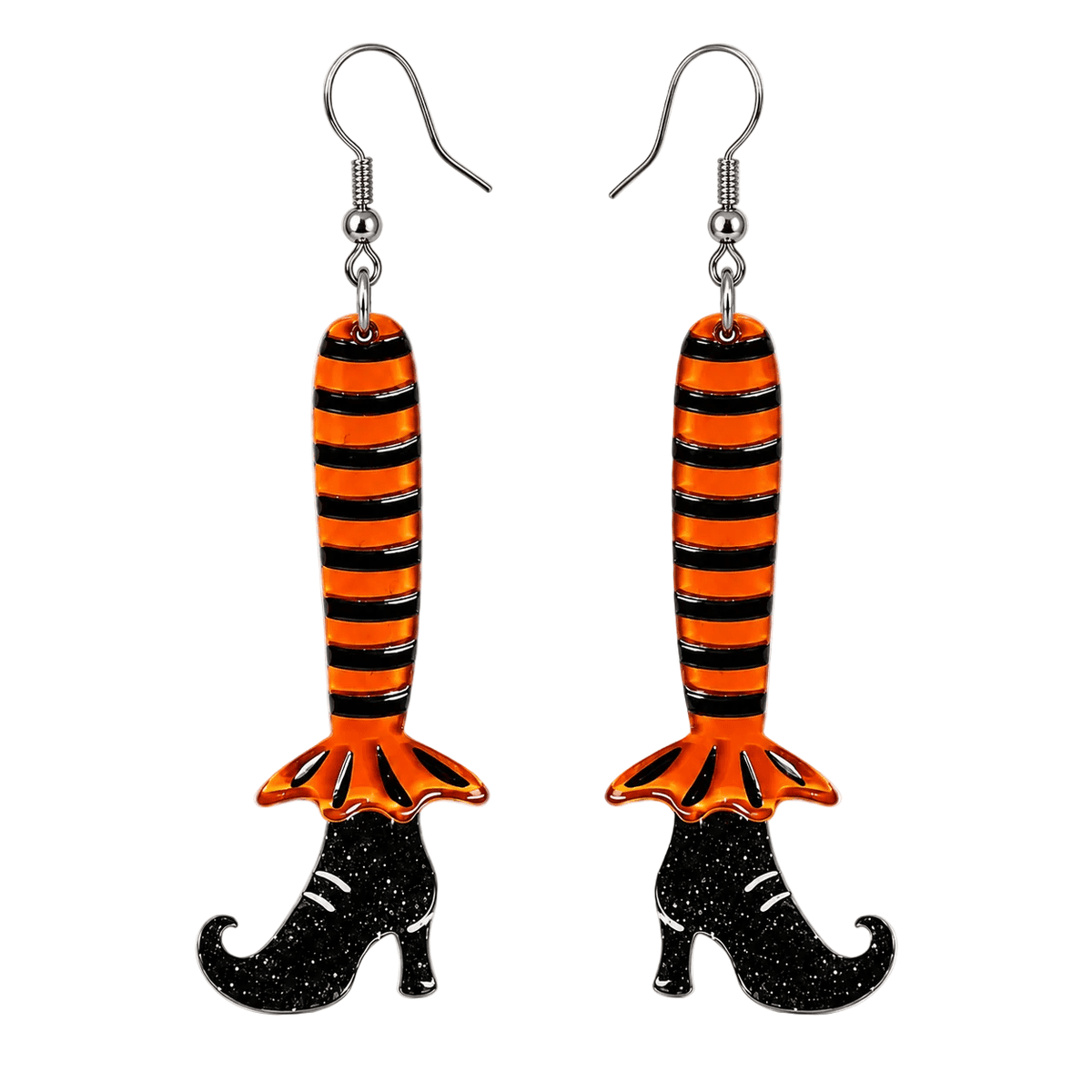 Bewitching Booties Orange Earrings by Lipstick & Chrome
