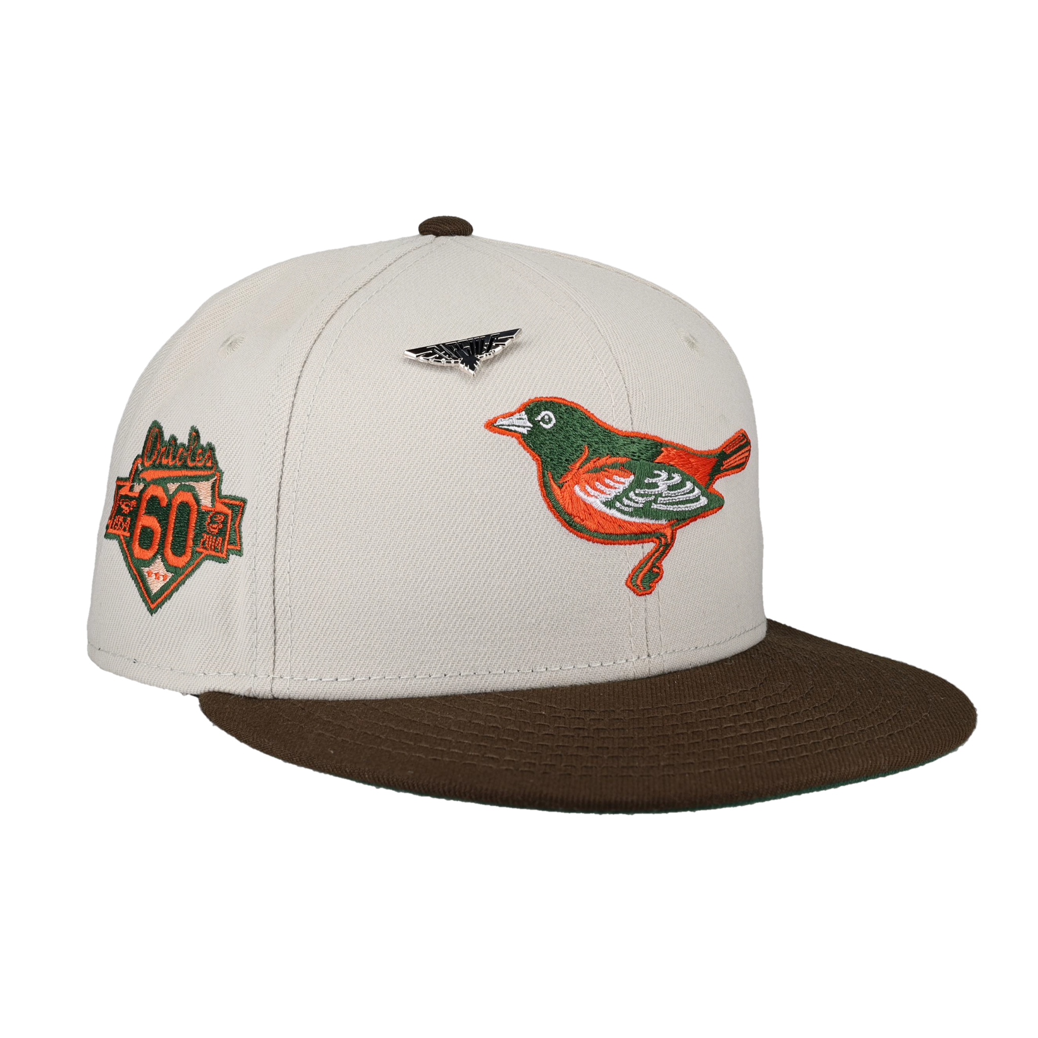 Baltimore Orioles Bird Collection 60th Season Fitted Hat