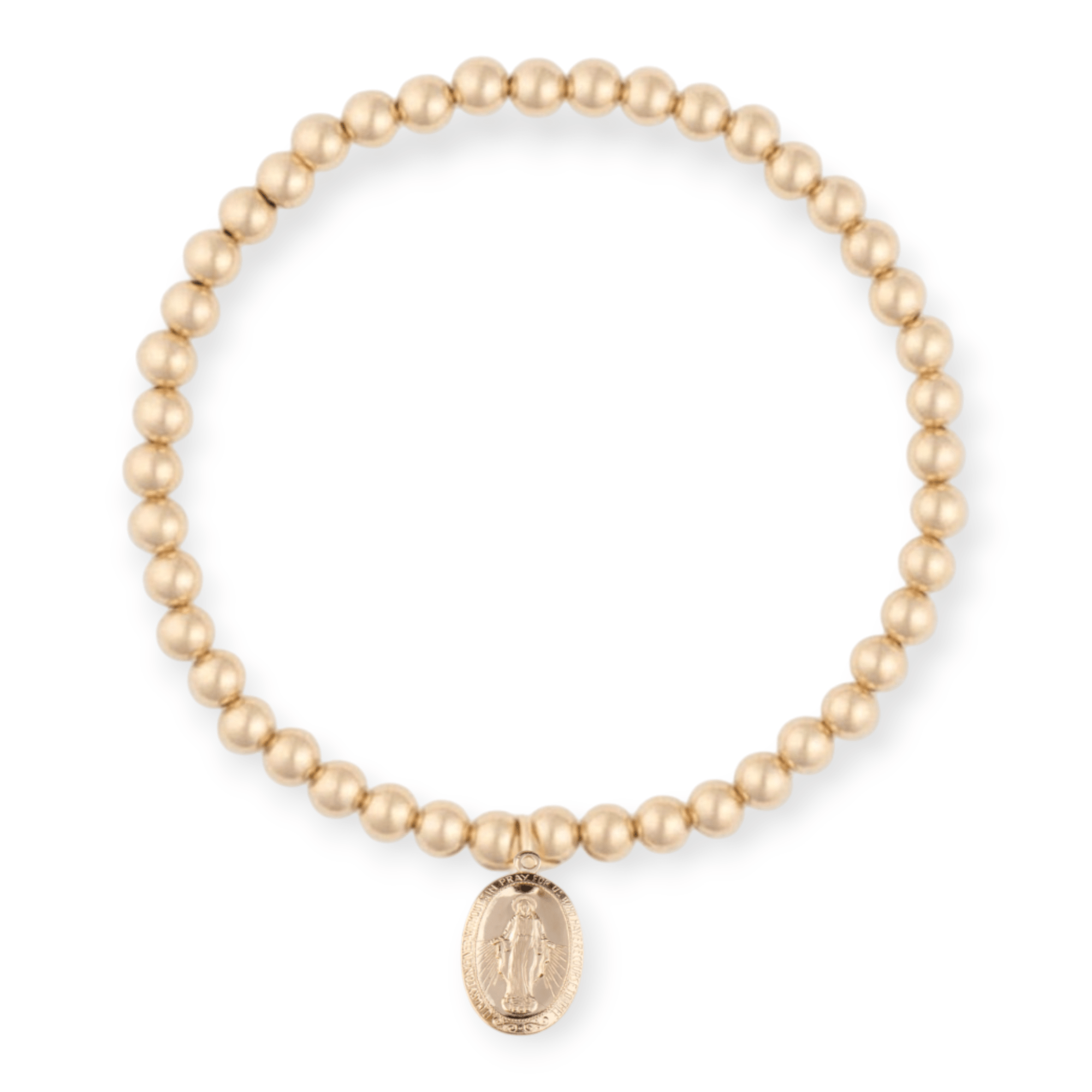 blessed mary juno bracelet (4mm) by Cuffed by Nano LLC at Shirley Shoppe