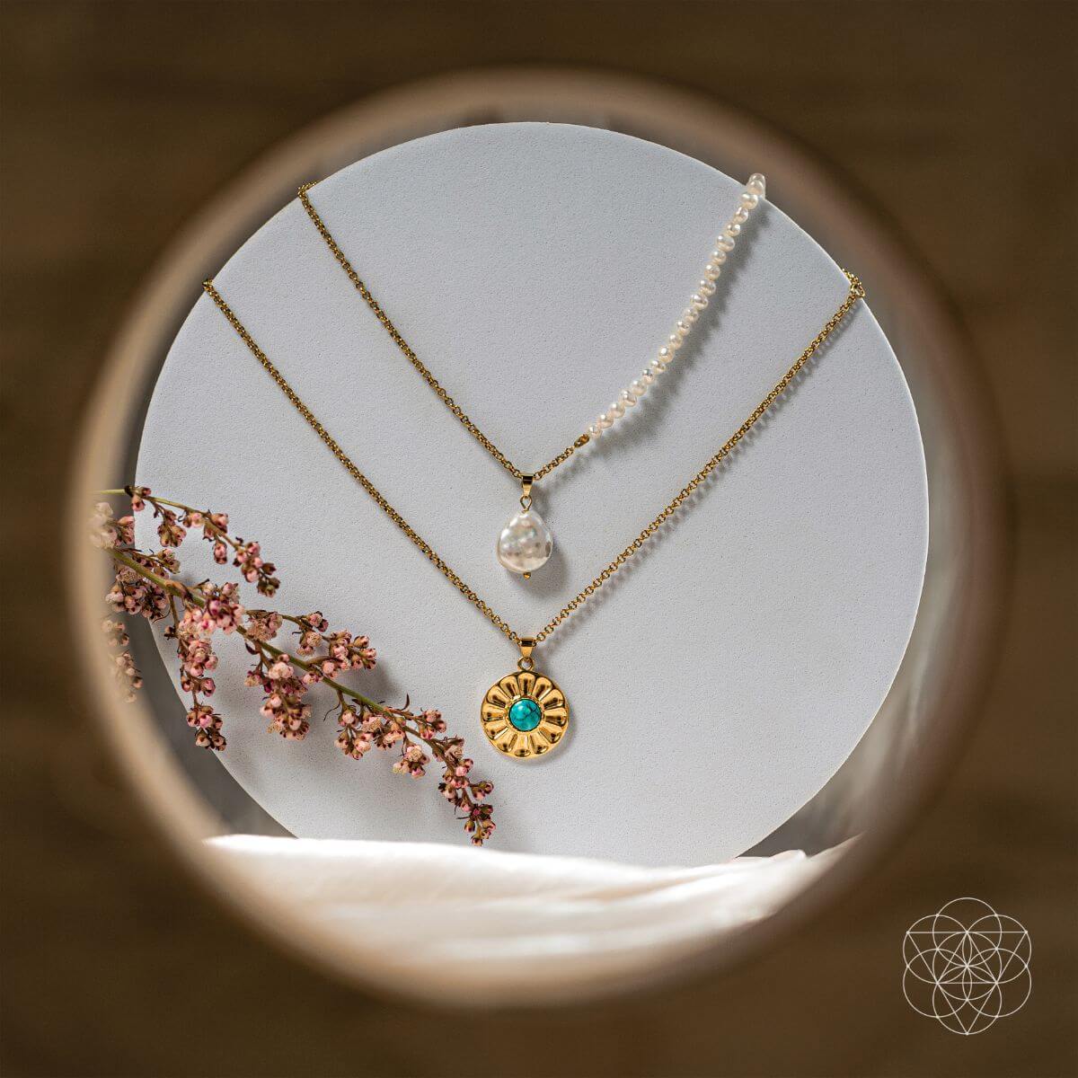 Blissful Balance Necklace Set by Conscious Items at Shirley Shoppe