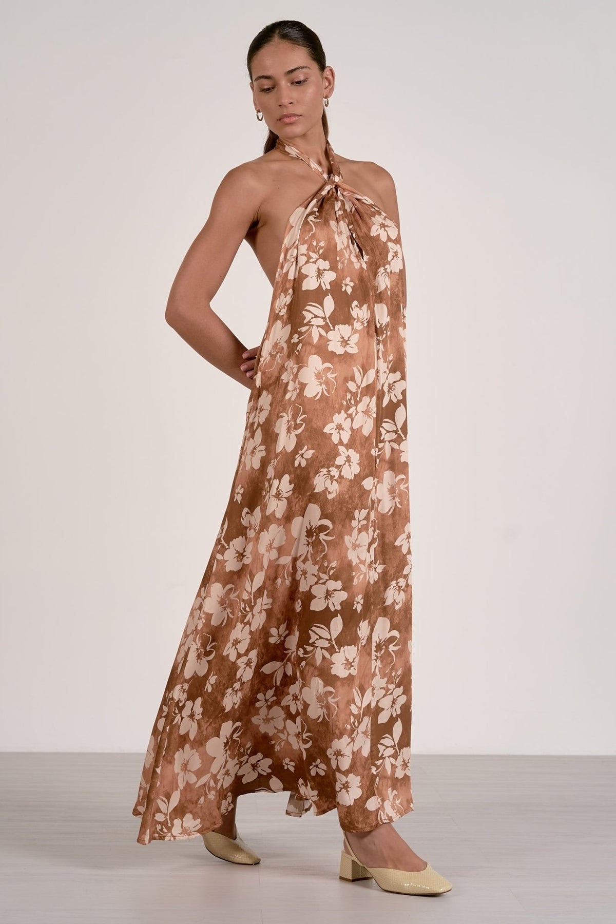 Blossom Maxi Brown Blossom by Shop Elan at Shirley Shoppe