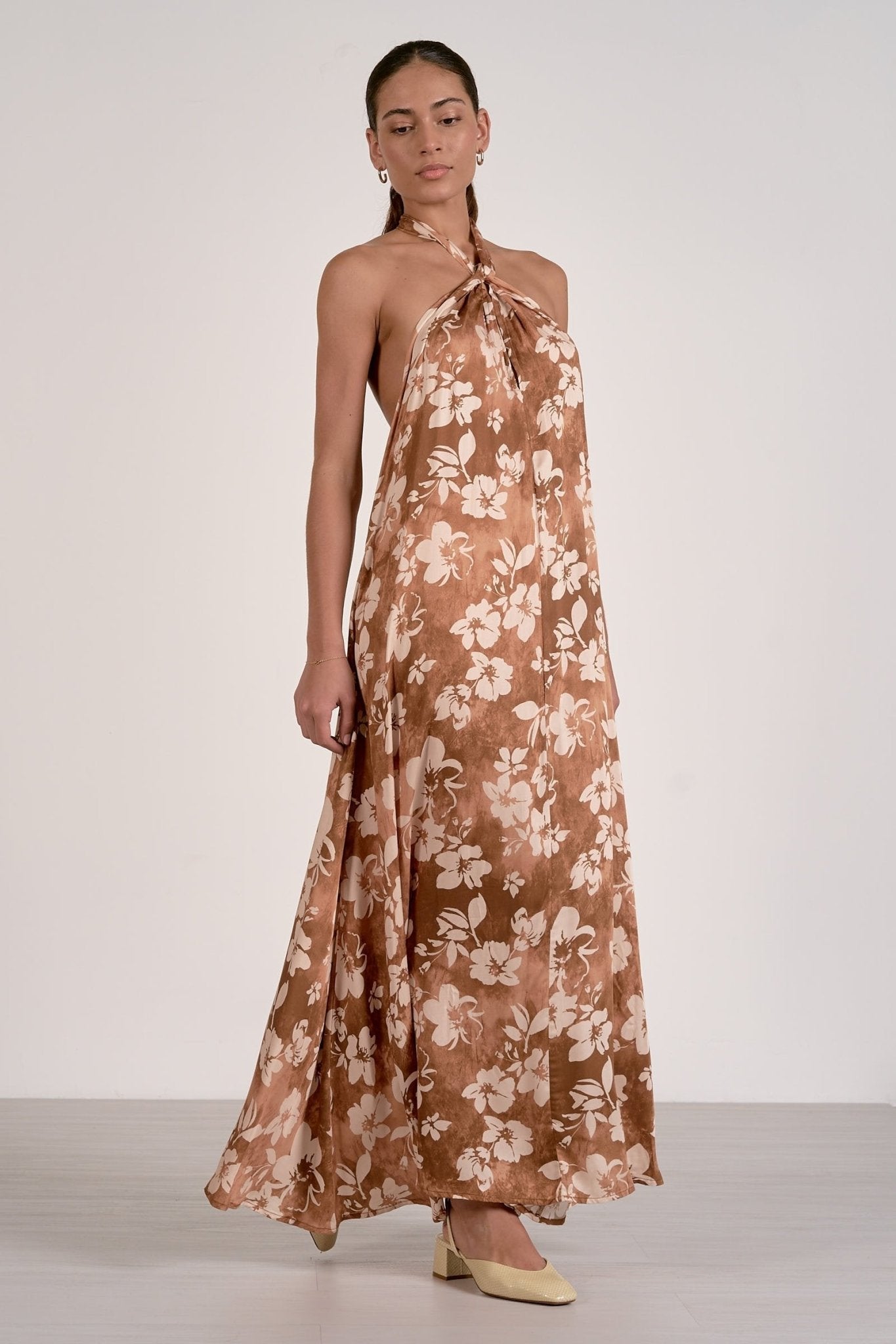 Blossom Maxi Brown Blossom by Shop Elan at Shirley Shoppe