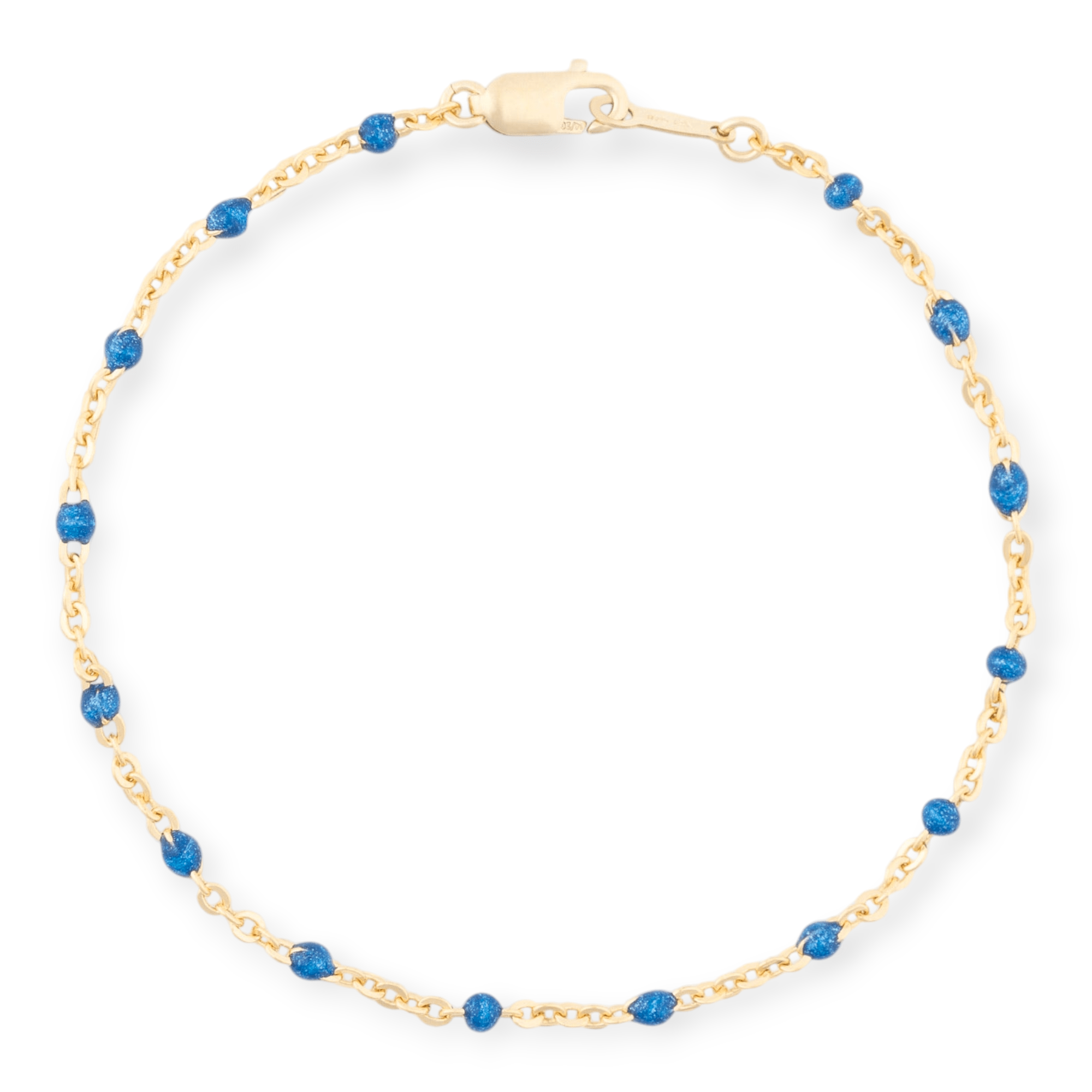 blue daisy bracelet by Cuffed by Nano LLC at Shirley Shoppe
