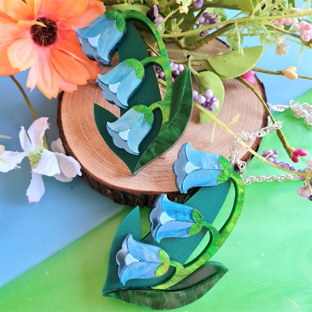 Bluebell Brooch by Cherryloco by Quirks! at Shirley Shoppe