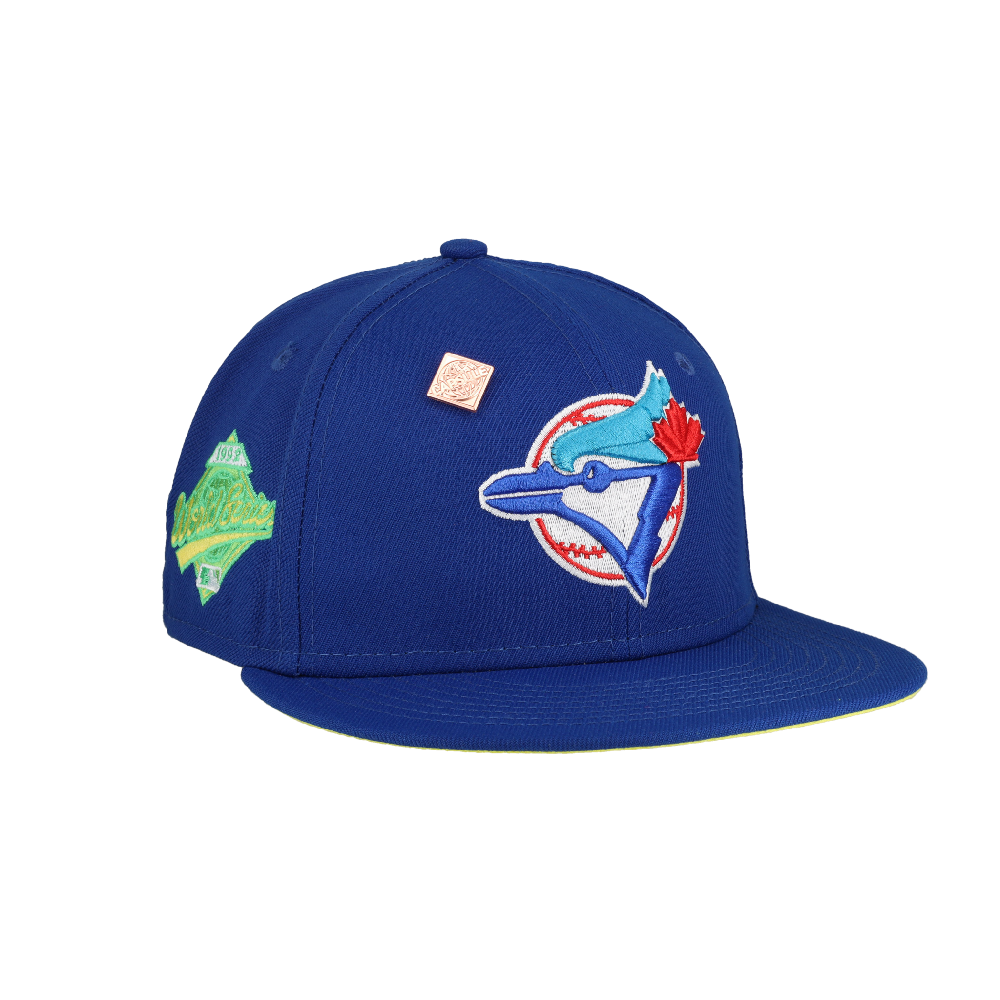 Toronto Blue Jays Citrus Pop 1992 World Series Patch Fitted Hat