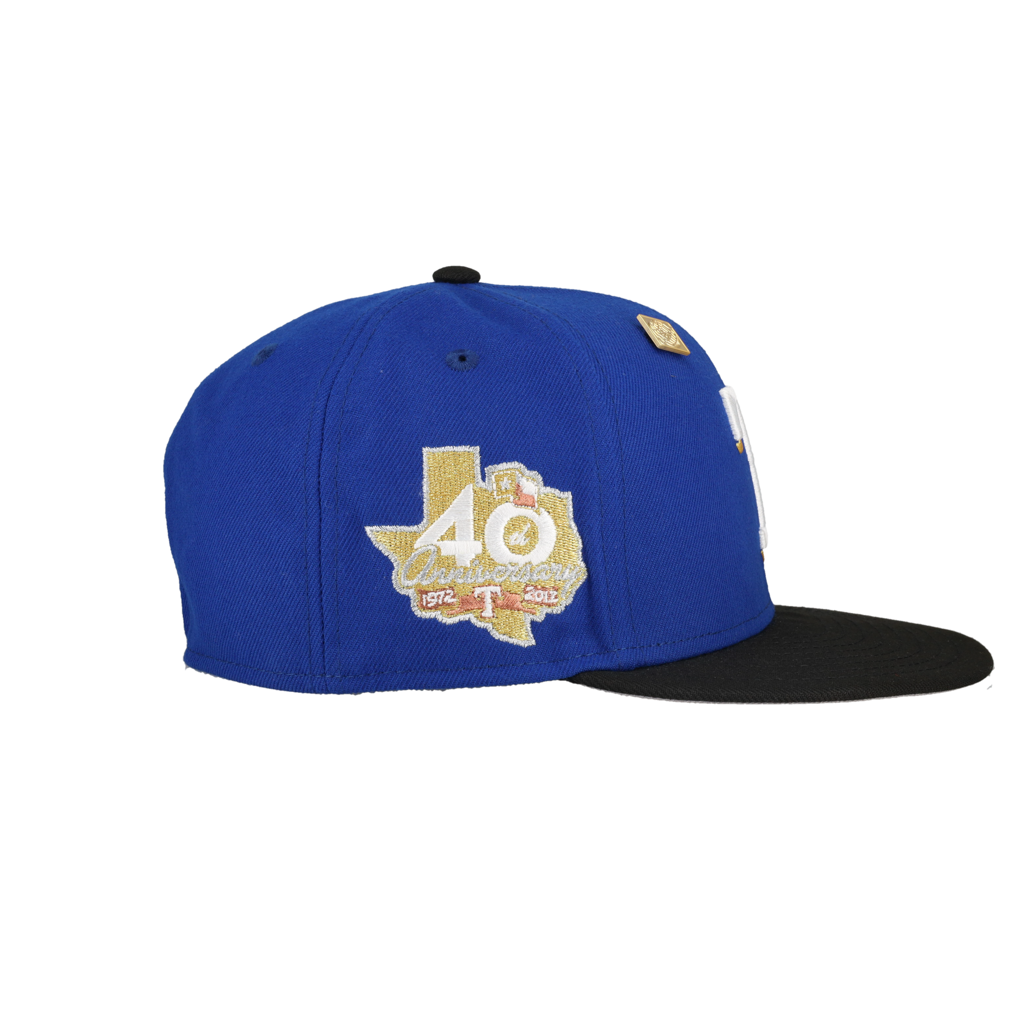 Texas Rangers 40th Anniversary Patch 59Fifty Fitted Hat