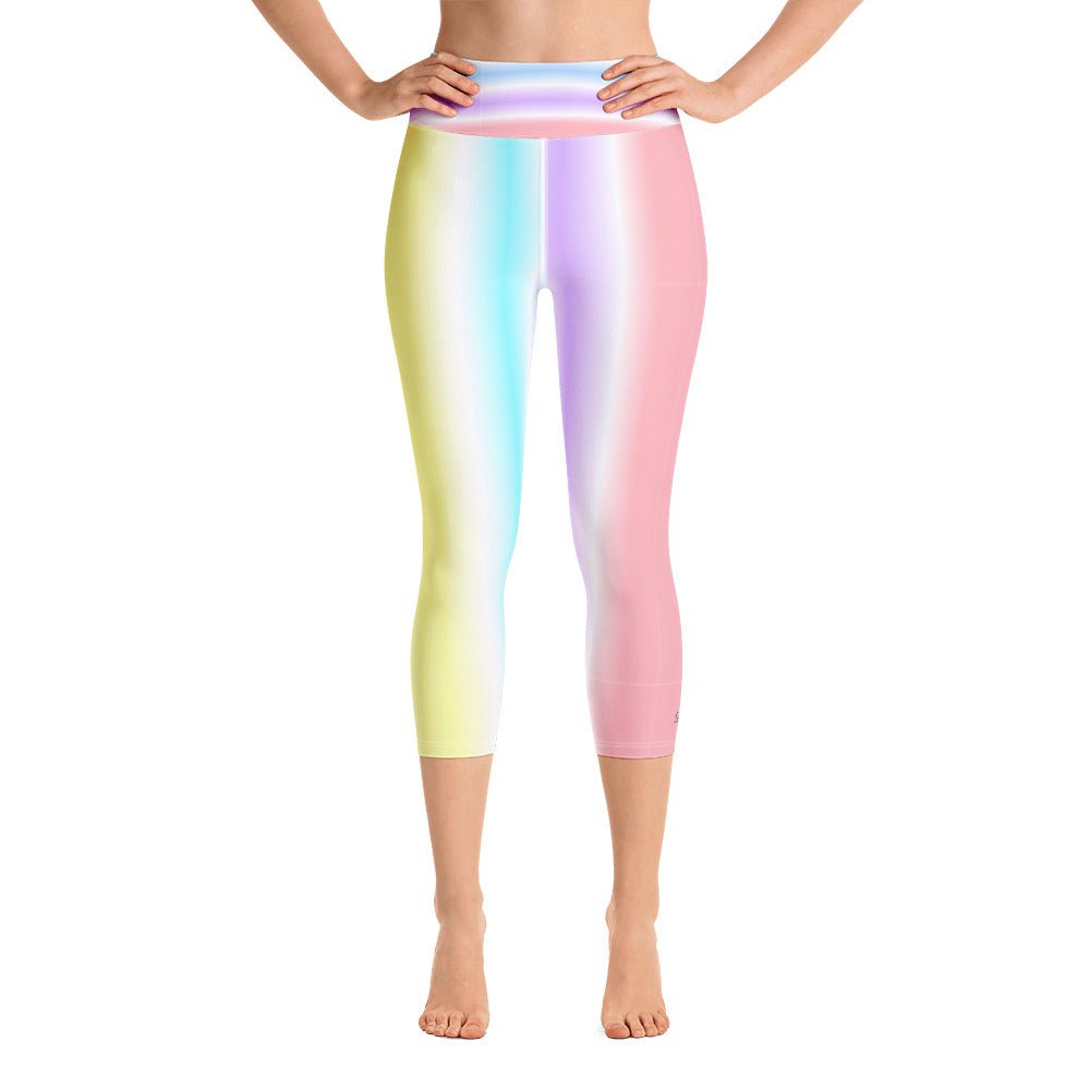 BONBON STRIPE CAPRI LEGGINGS by DARA SENDERS at Shirley Shoppe