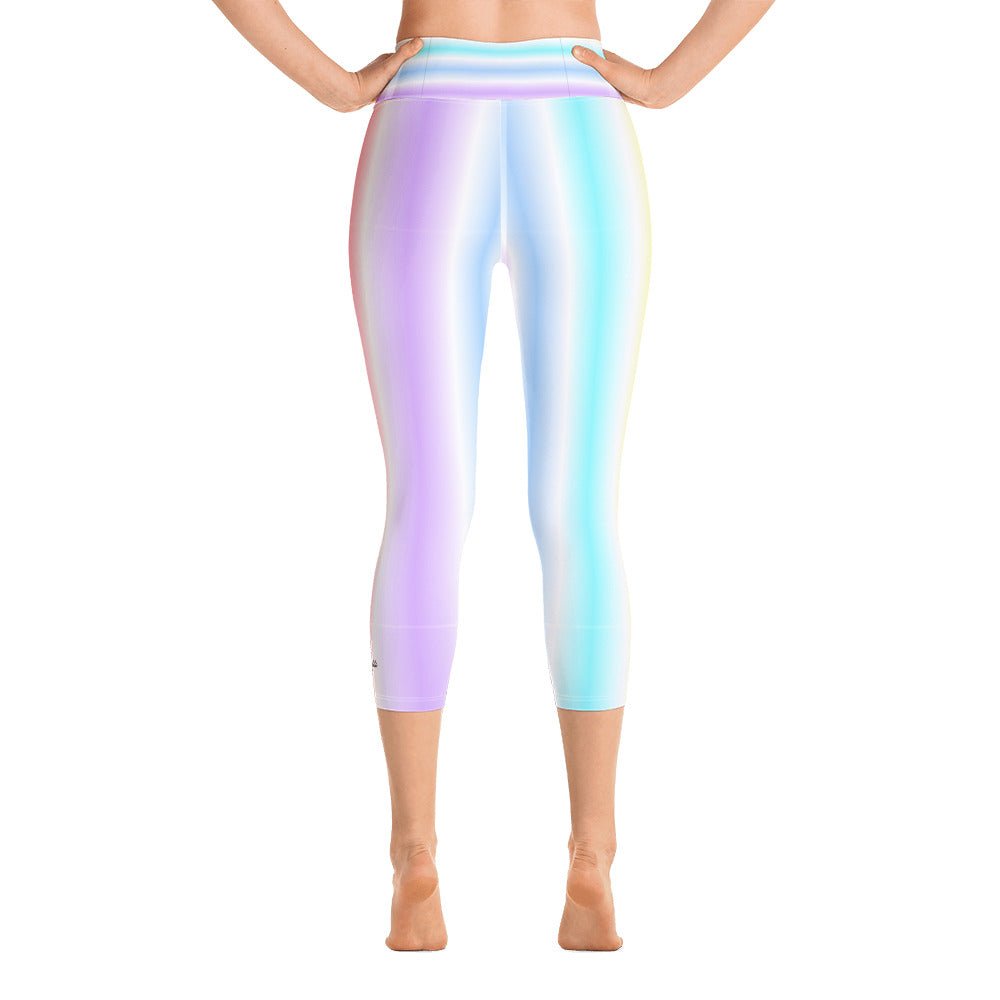 BONBON STRIPE CAPRI LEGGINGS by DARA SENDERS at Shirley Shoppe