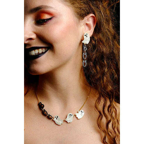Boo Ghost Earrings by Laliblue