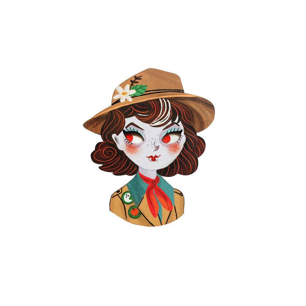 Boo Scout Brooch by Laliblue by Quirks! at Shirley Shoppe