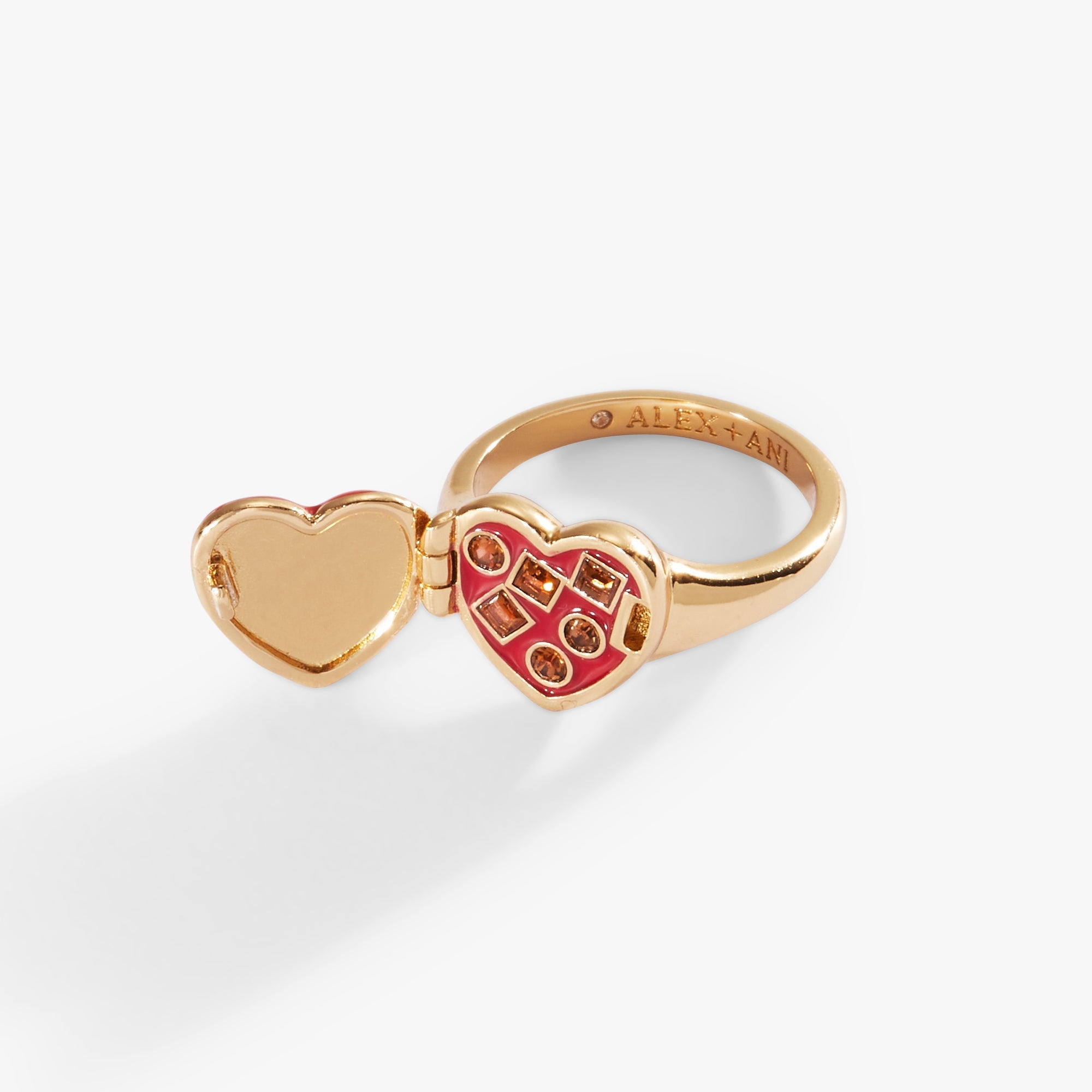 Box of Chocolate Locket Ring by ALEX AND ANI at Shirley Shoppe