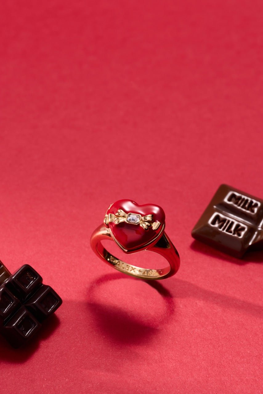 Box of Chocolate Locket Ring by ALEX AND ANI at Shirley Shoppe