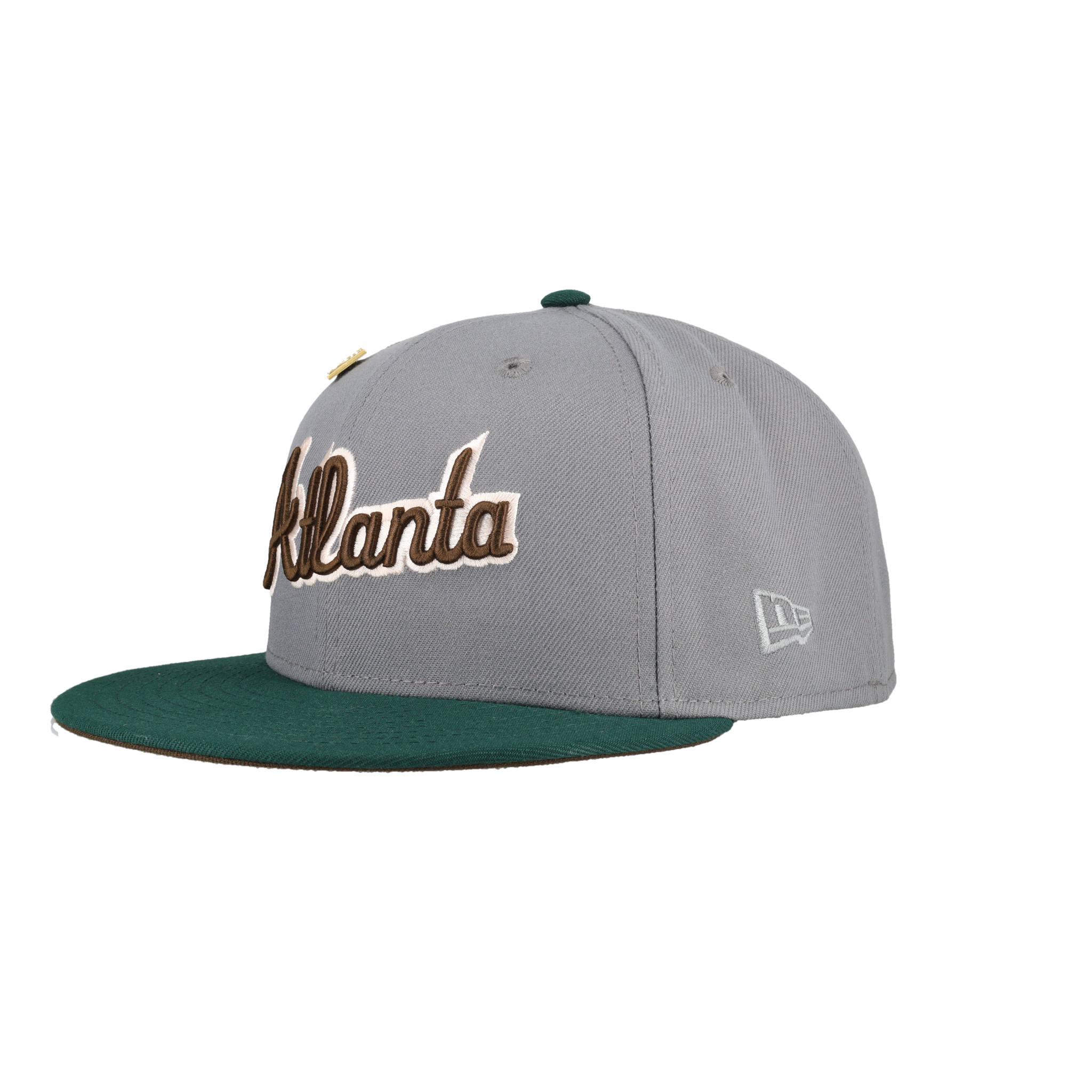 Atlanta Braves Grey 2017 Inaugural Season Patch 59Fifty Fitted Hat