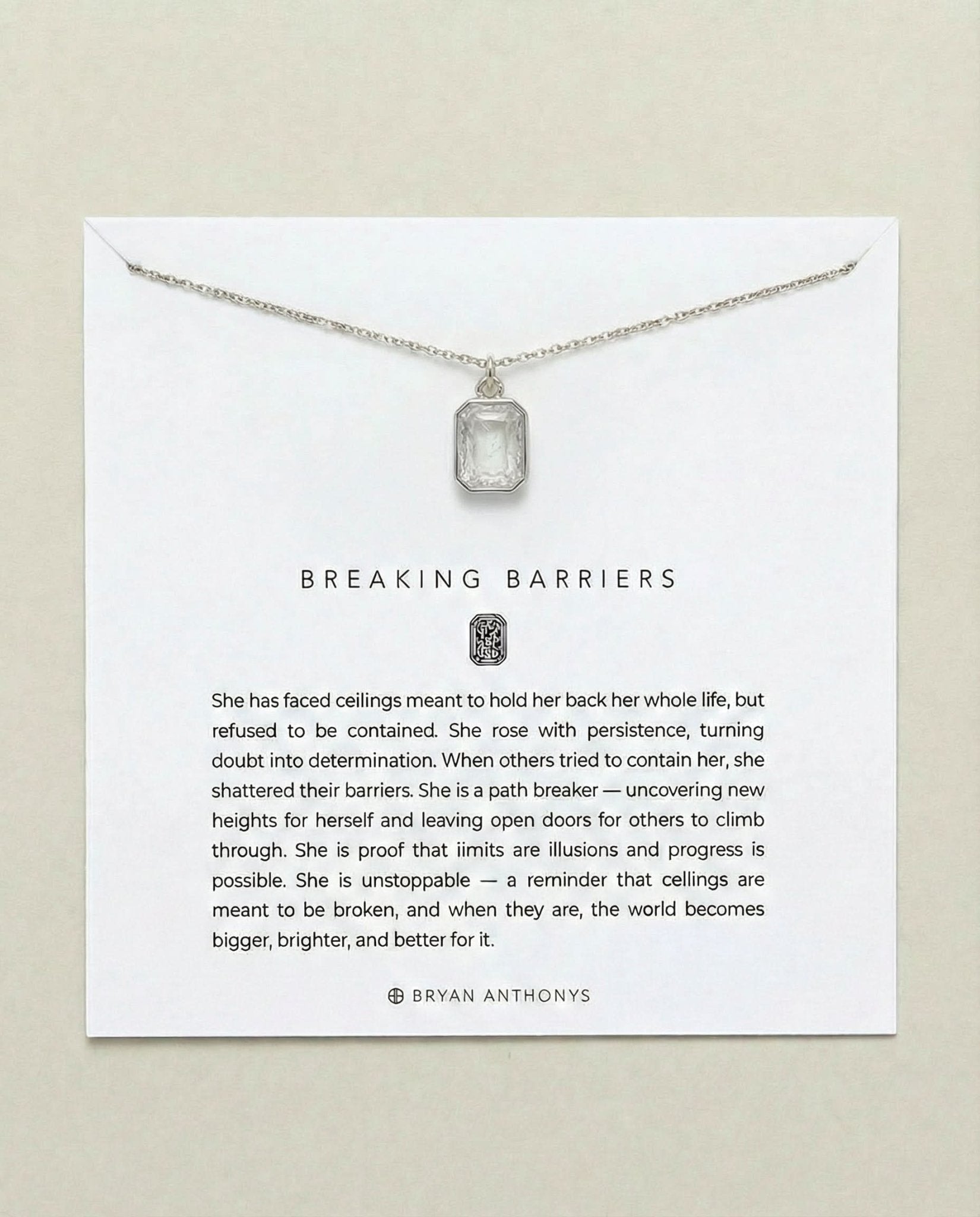 Breaking Barriers Necklace by Bryan Anthonys at Shirley Shoppe