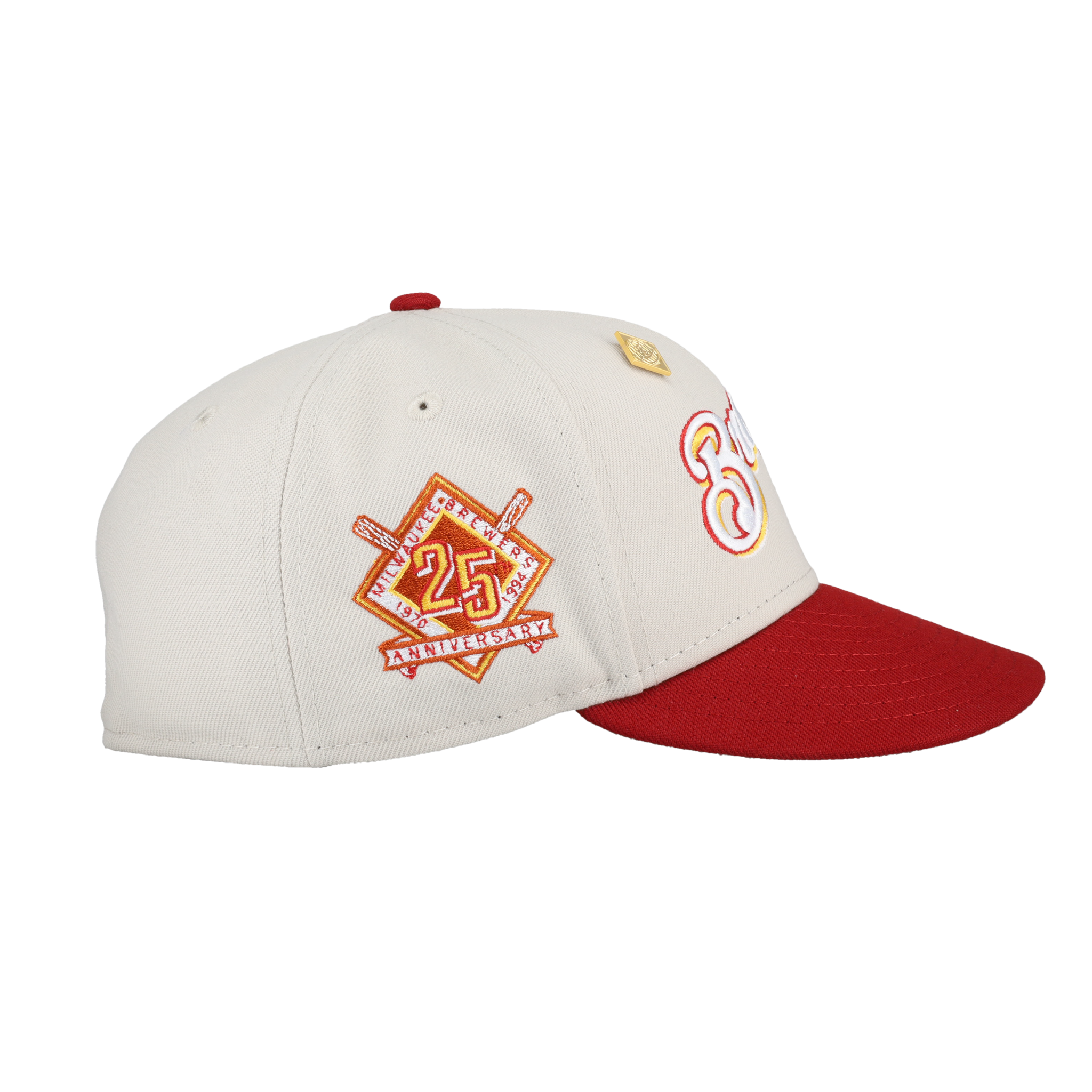 Milwaukee Brewers April 4th Collection 25th Anniversary Fitted Hat