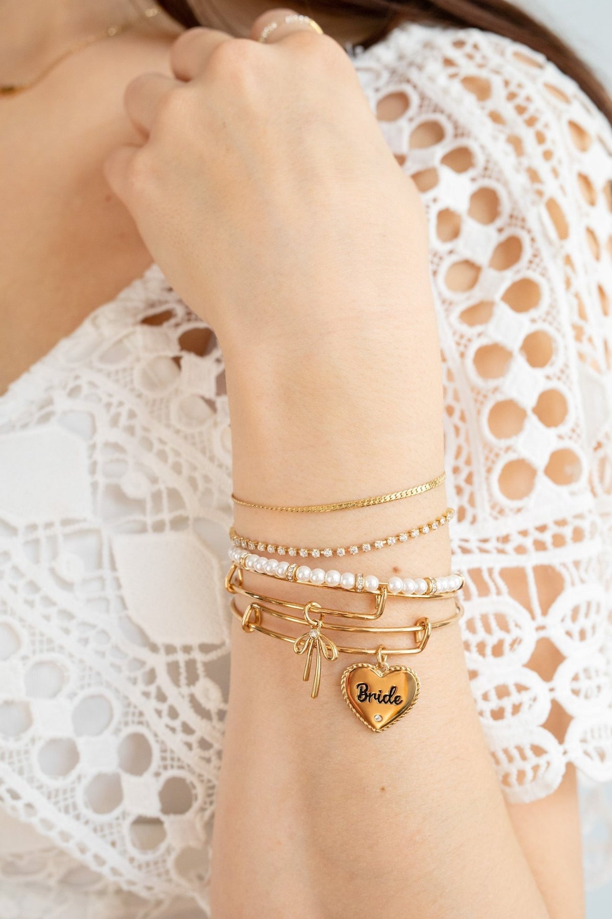 Bride Heart Bangle by ALEX AND ANI at Shirley Shoppe
