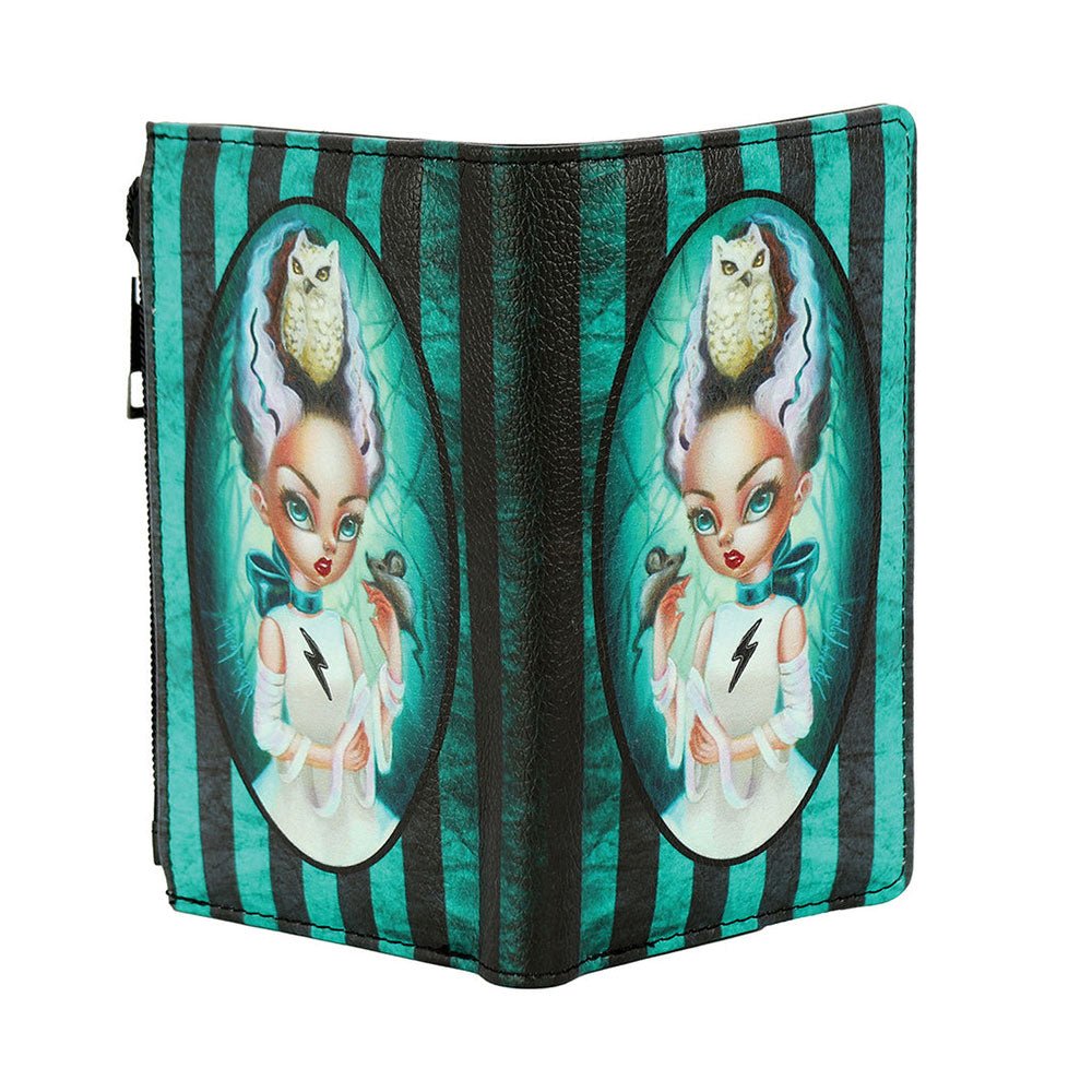 Bride Of Frank Book Wallet Wristlet by Quirks! at Shirley Shoppe