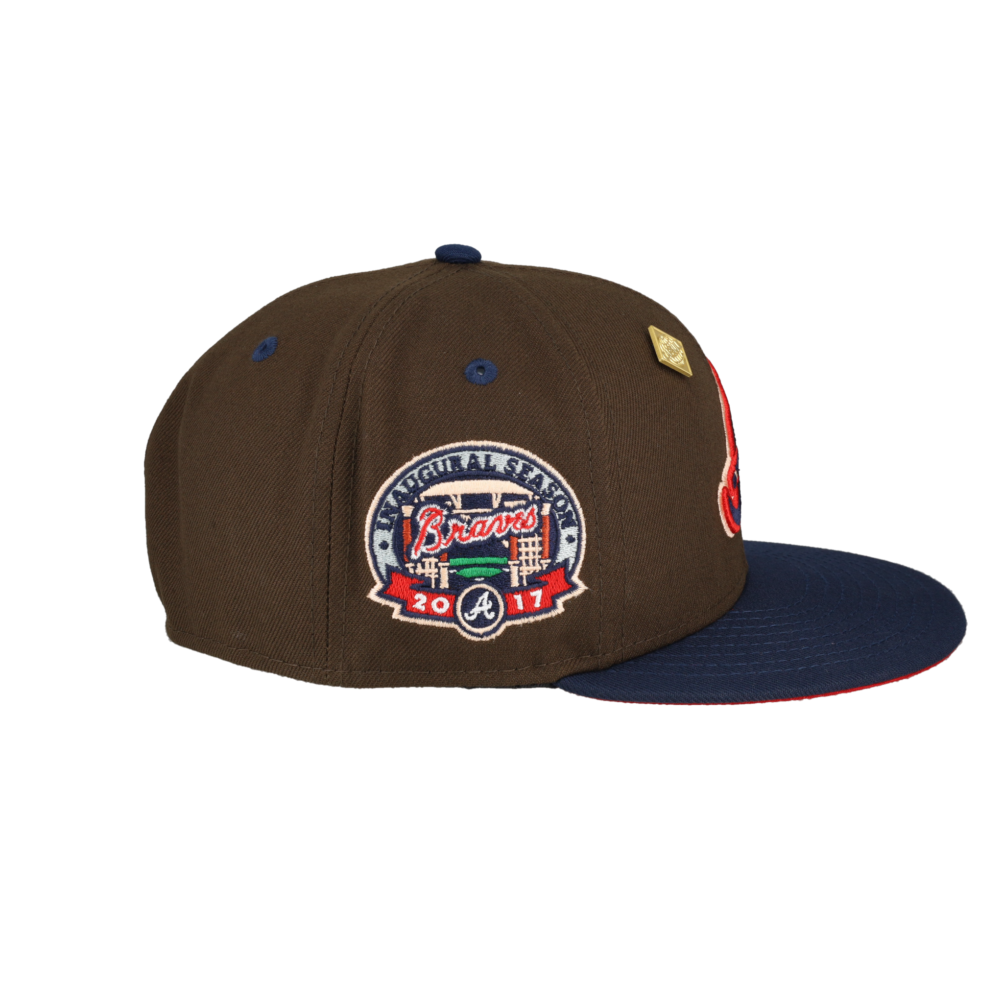 Atlanta Braves 2017 Inaugural Season Patch 59Fifty Fitted Hat