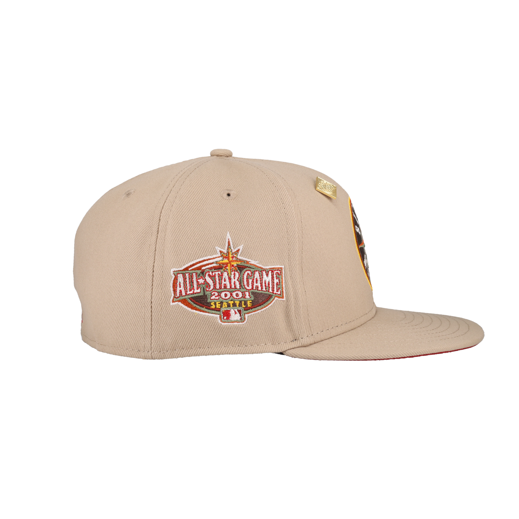 Seattle Mariners 2023 Warm Wine Collection 2001 All Star Game Fitted Hat