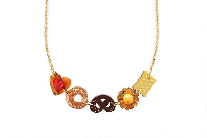 Butter Cookies Necklace by Laliblue by Quirks! at Shirley Shoppe