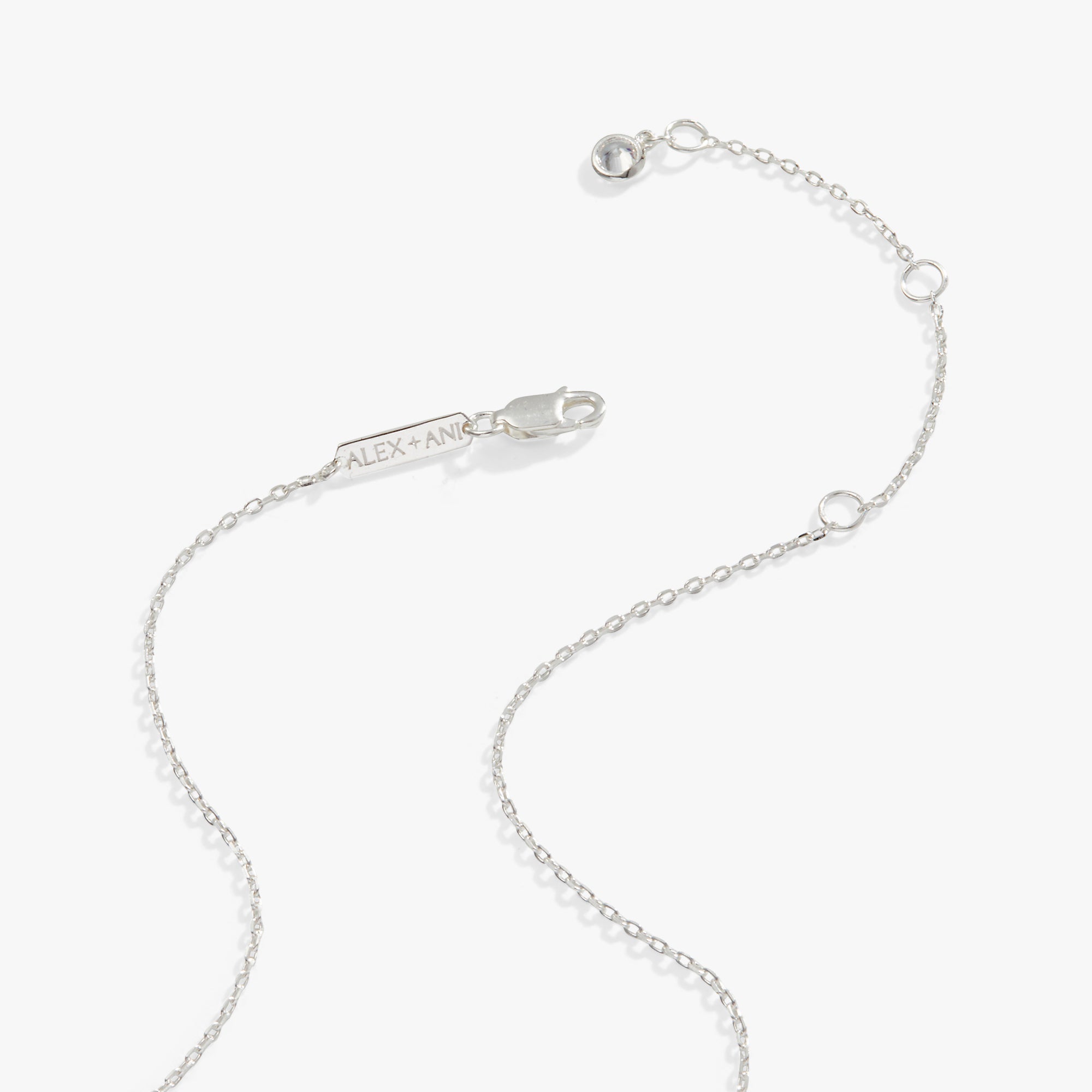 Butterfly + Crystal Necklace, Adjustable by ALEX AND ANI at Shirley Shoppe