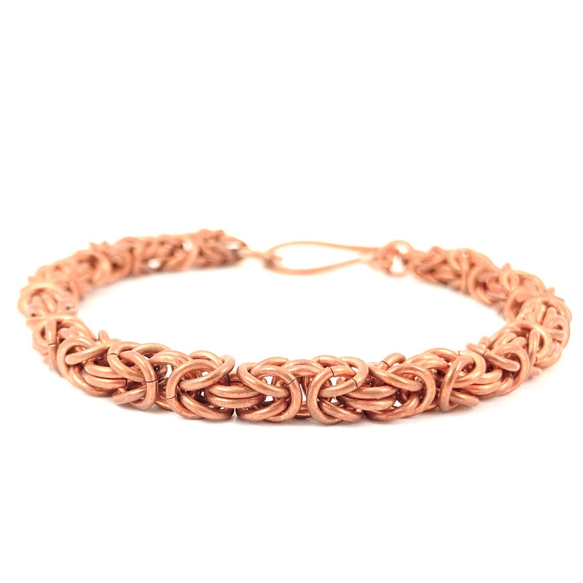 Byzantine Chainmaille Bracelet in Copper by Alison Morse at Shirley Shoppe