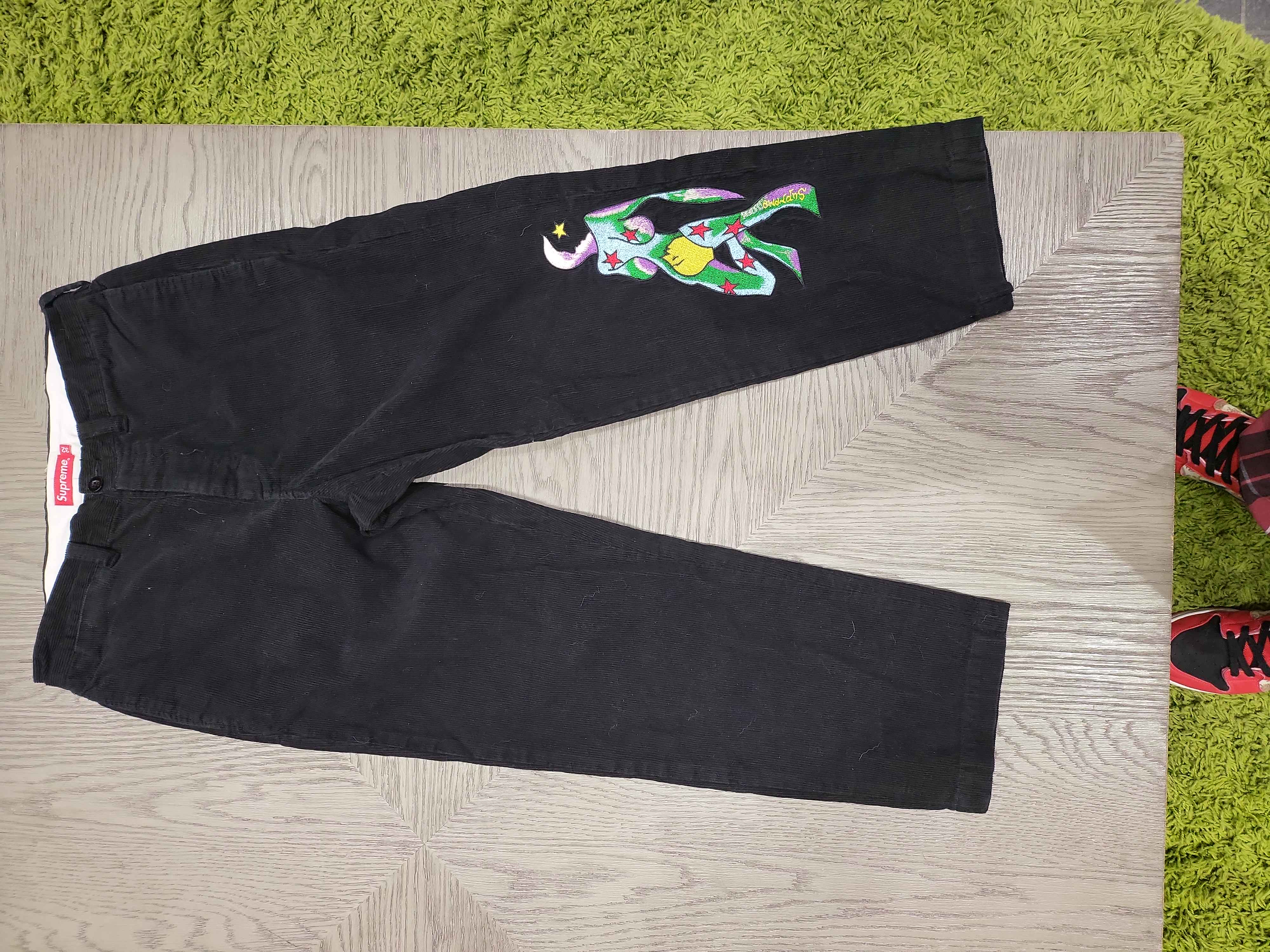 PRE OWNED Supreme Gonz Corduroy Chino Pant Black