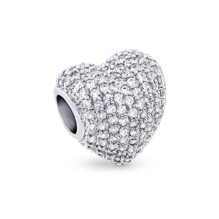 Gabriella Beads Pave Heart