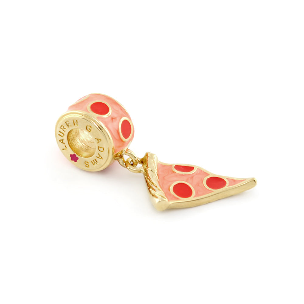 Gabriella Beads Pizza Slice for Charms Bracelet