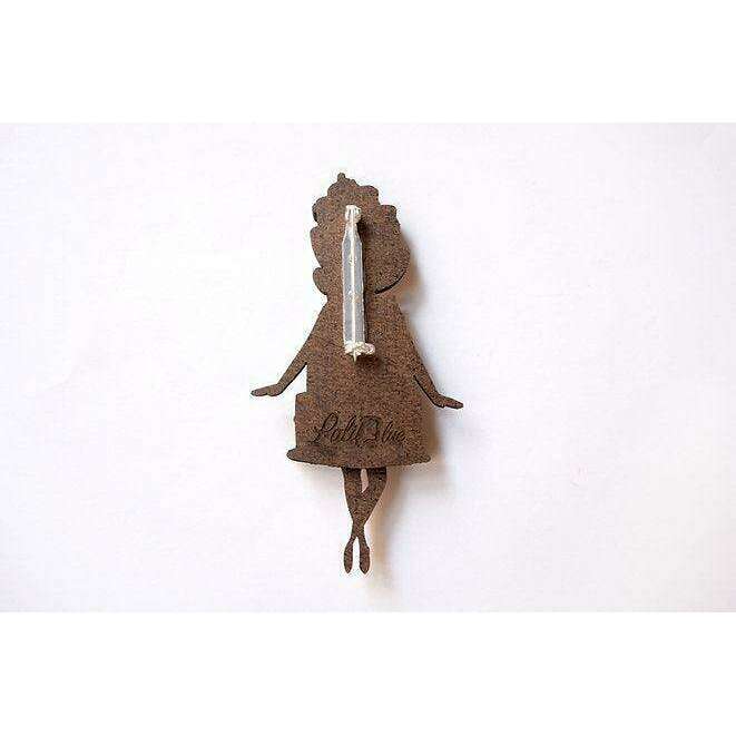 Cake Woman Brooch by Laliblue
