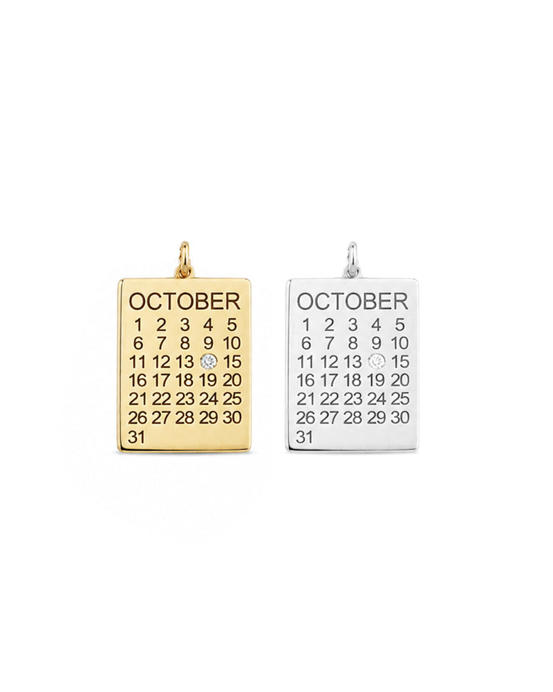 Diamond Calendar Charm