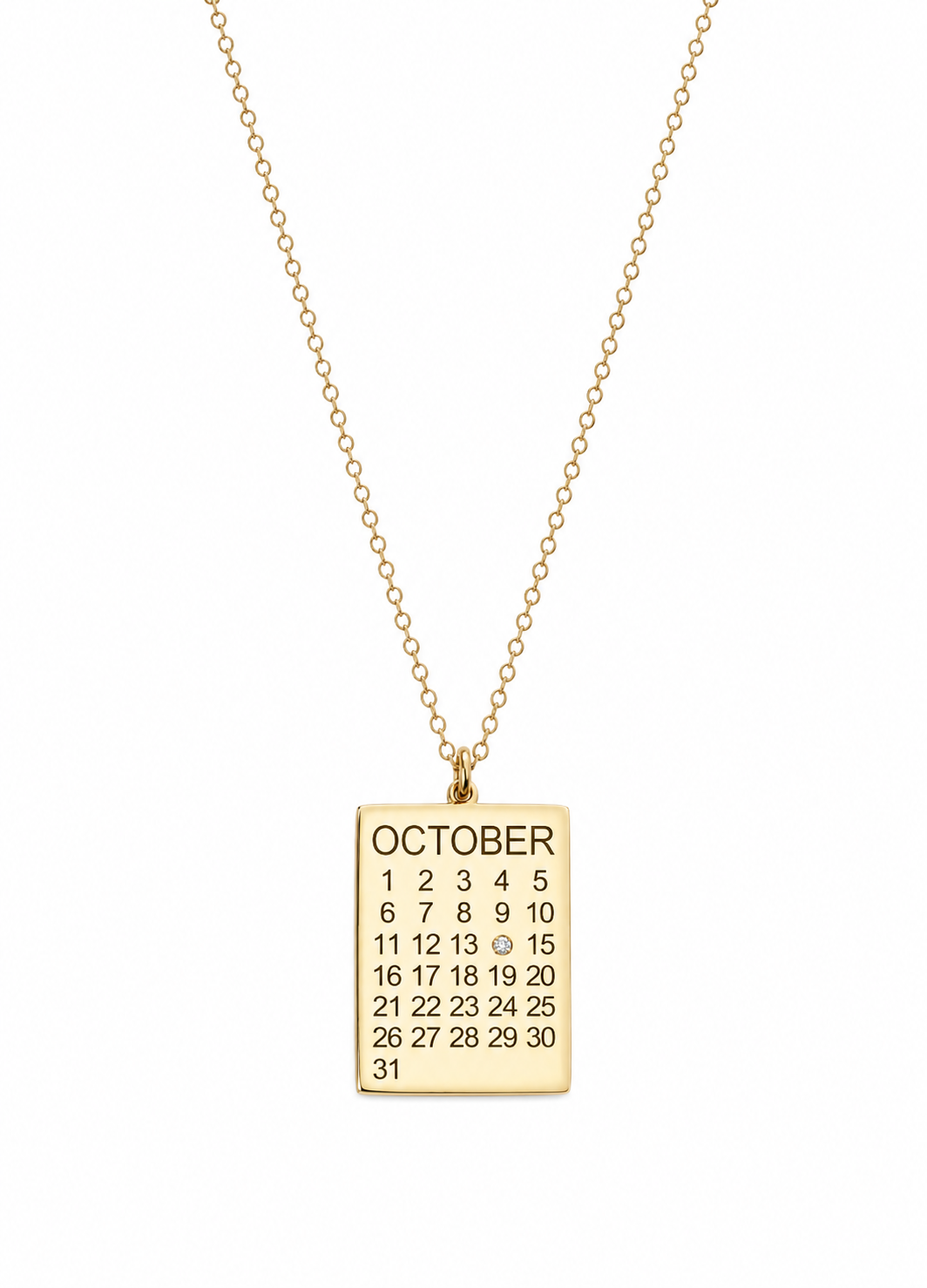 Diamond Calendar Charm